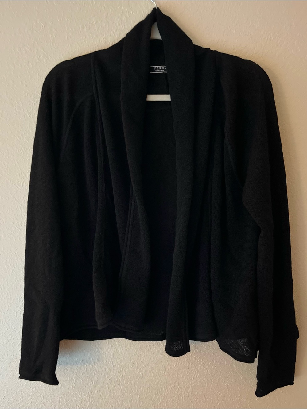 NWOT Peruvian Connection 100% Baby Alpaca Sustainably-Made Shrug Cardigan Size M
